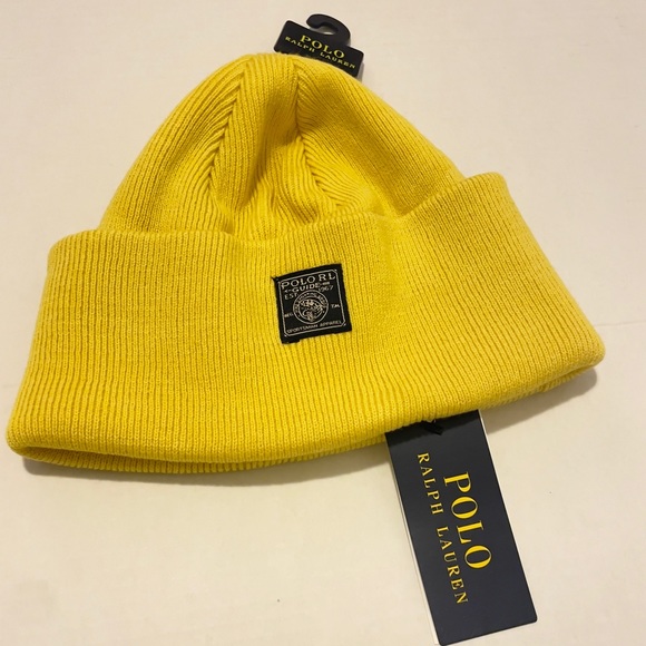 Polo Ralph Lauren Other - Polo by Ralph Lauren Sportsman Beanie Yellow.